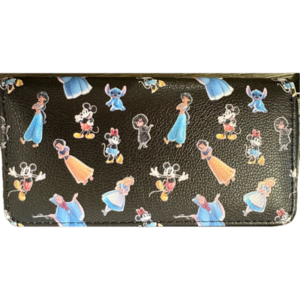 Disney 100  Wallet with Cartoon Characters